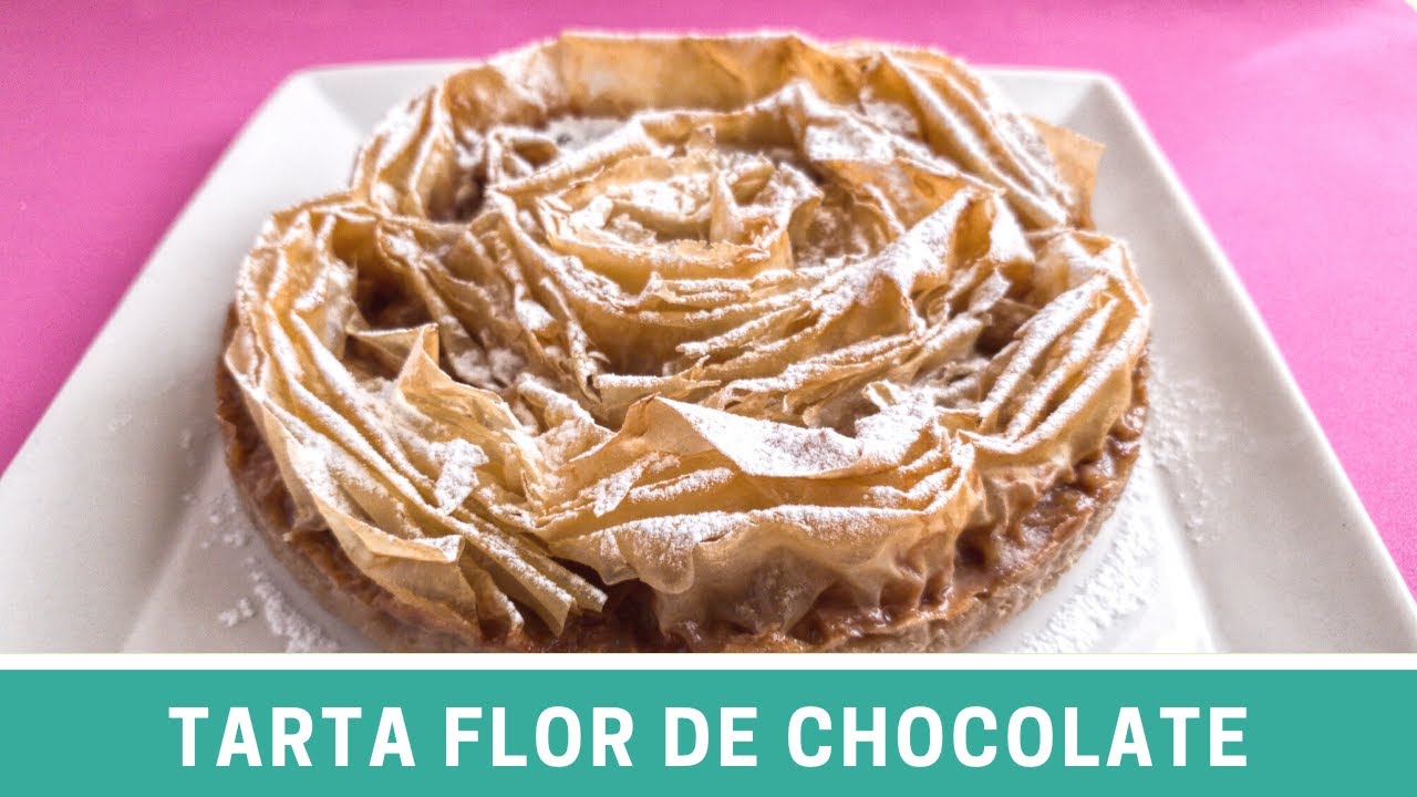 Tarta flor griega de chocolate - fácil - [Recetas Explosivas]