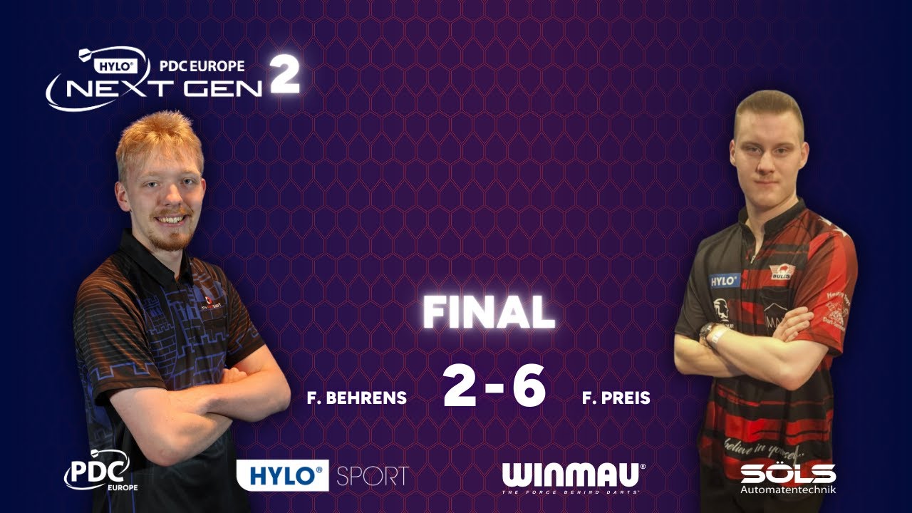 Finale Event 2: Finn Behrens vs. Florian Preis - HYLO PDC Europe Next Gen 2026