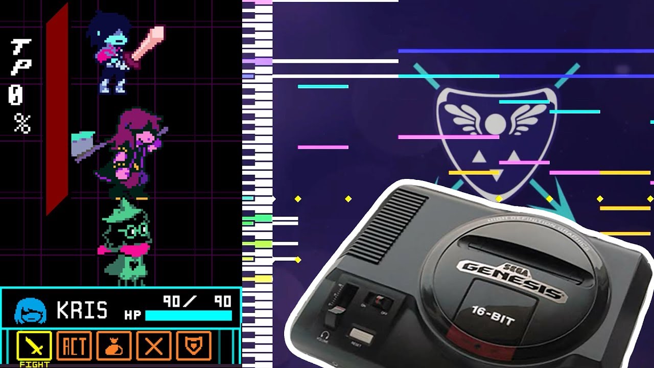 Rude Buster (Battle Theme) | DELTARUNE (Sega Genesis / Mega Drive REMIX)