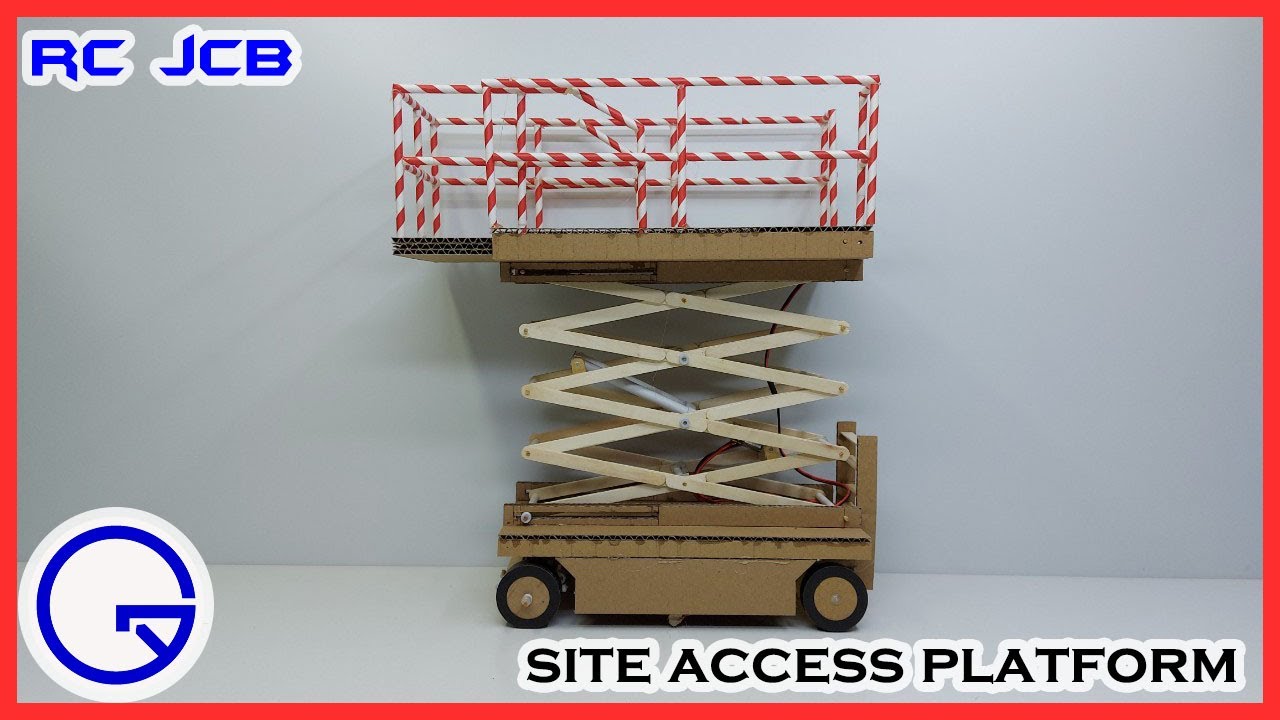 DIY RC Site Access Platform from Cardboard