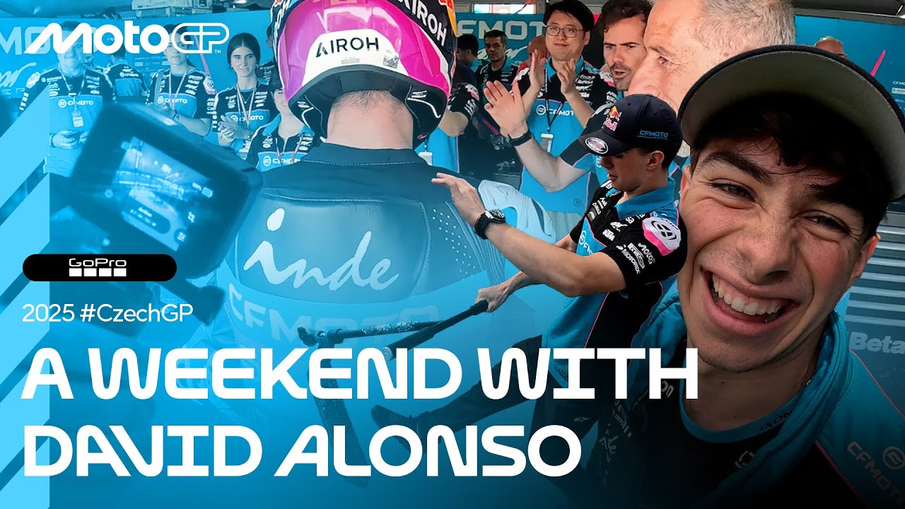 David Alonso shares every moment of his Czech GP weekend with GoPro! 👀