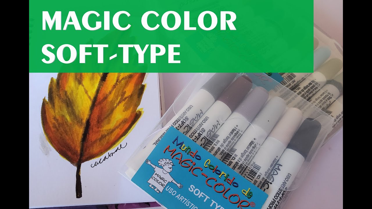 Testando e desenhando com Marcadores Hidrocolors Magic Color