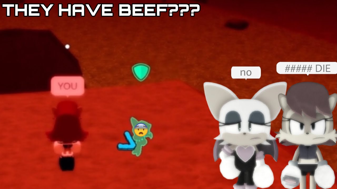 THE BEEF BETWEEN ROUGE AND SALLY IS INSANE | Sonic.EXE: The Disaster 1.2 - Recreation