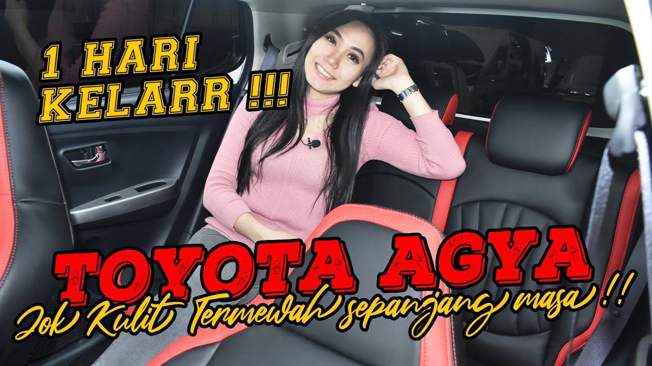 Toyota Agya Jok Kulit Termewah sepanjang masa dengan motif mini cooper ⁉️ classic 1 interior