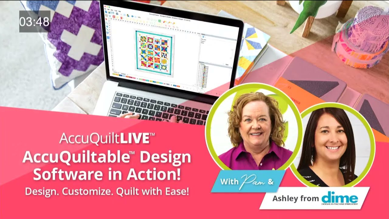 AccuQuilt Live: AccuQuiltable Design Software in Action