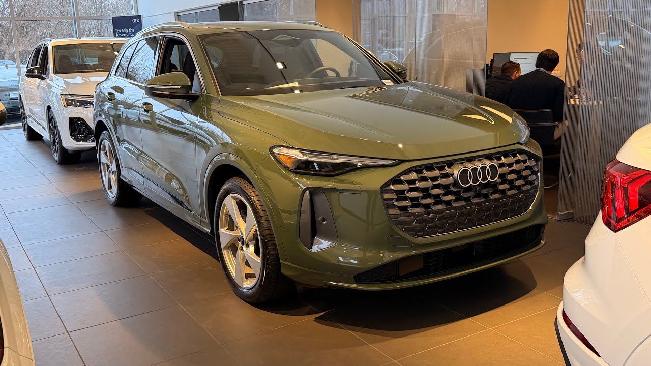 All new Q5 District green with brown interior 