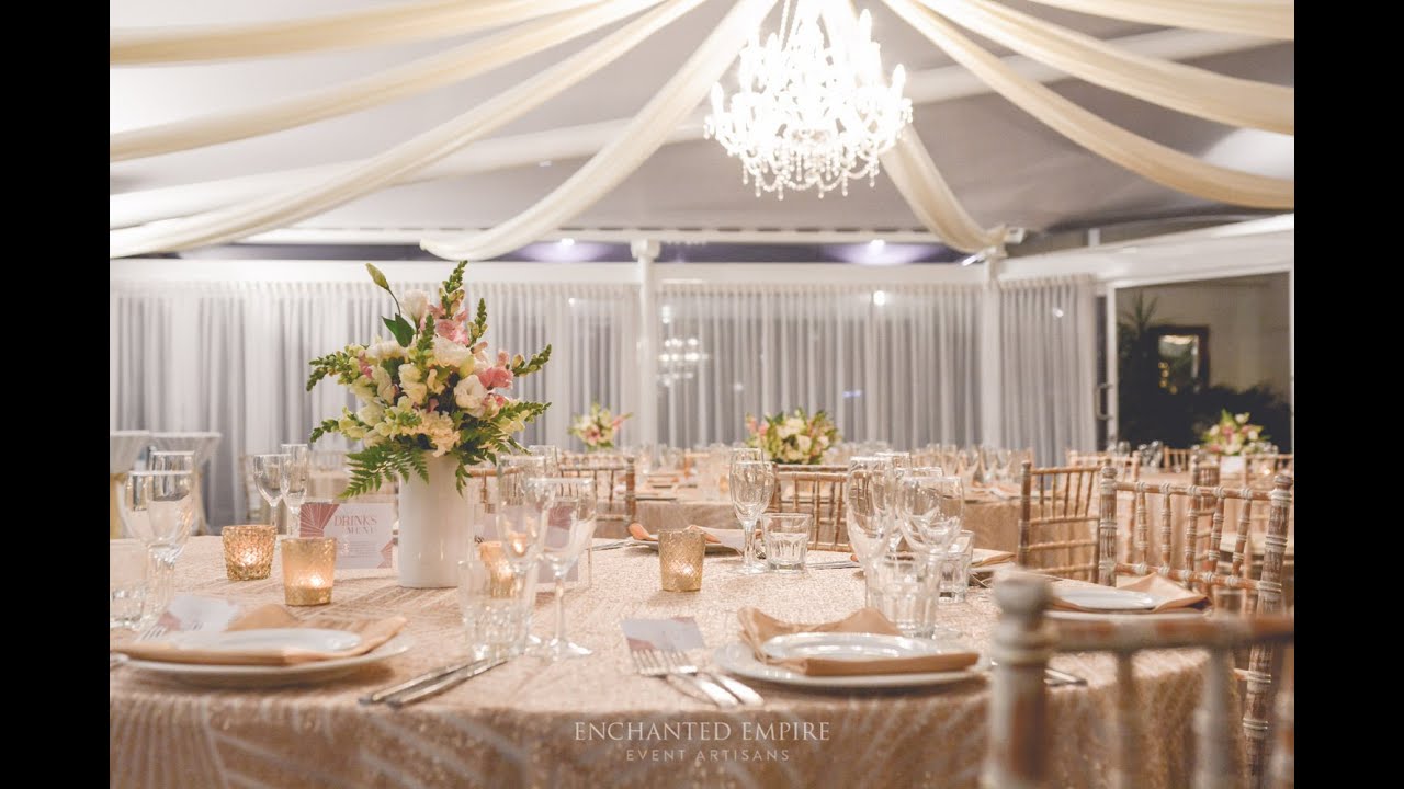 Luxe Geometric Champagne Wedding, styled by Enchanted Empire, Event Artisans