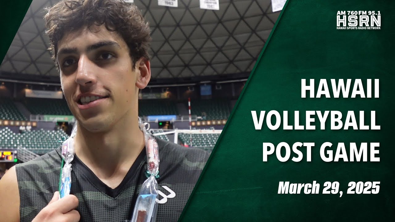 Hawaii MVB Postgame: Charlie Wade & Tread Rosenthal | Mar. 29, 25