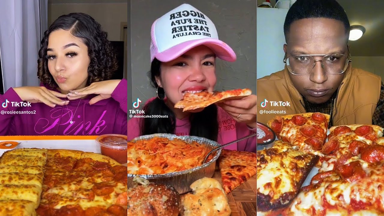 TIKTOK COMPILATION ✮ little ceasers, domino's, pizza hut and papa Johns