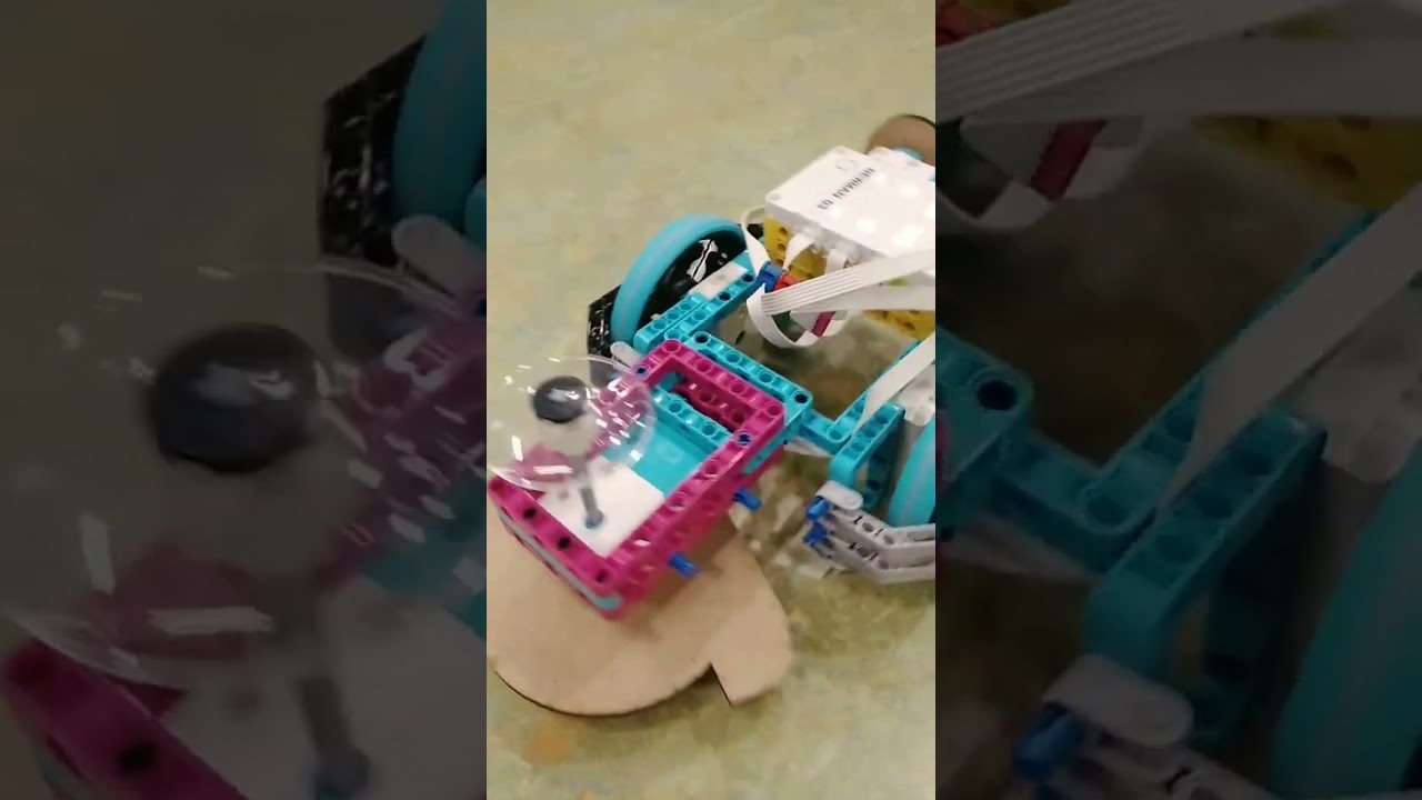here is our lego battlebot