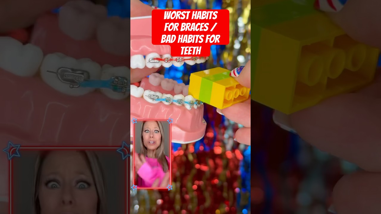WORST HABITS FOR BRACES | Bad habits for your TEETH 🦷👀