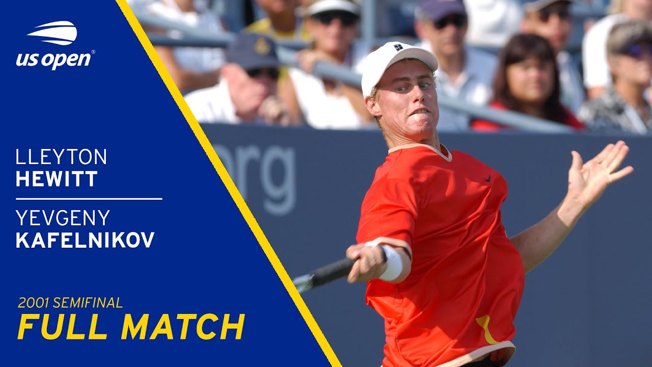 Lleyton Hewitt vs Yevgeny Kafelnikov Full Match | 2001 US Open Semifinal