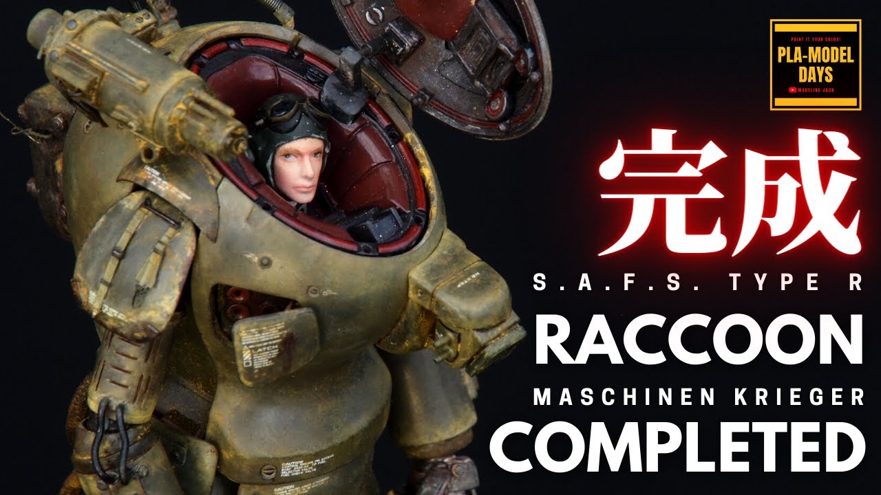 Maschinen Krieger [Енот] производство и покраска полная покраска пилотной много готовых изображений
