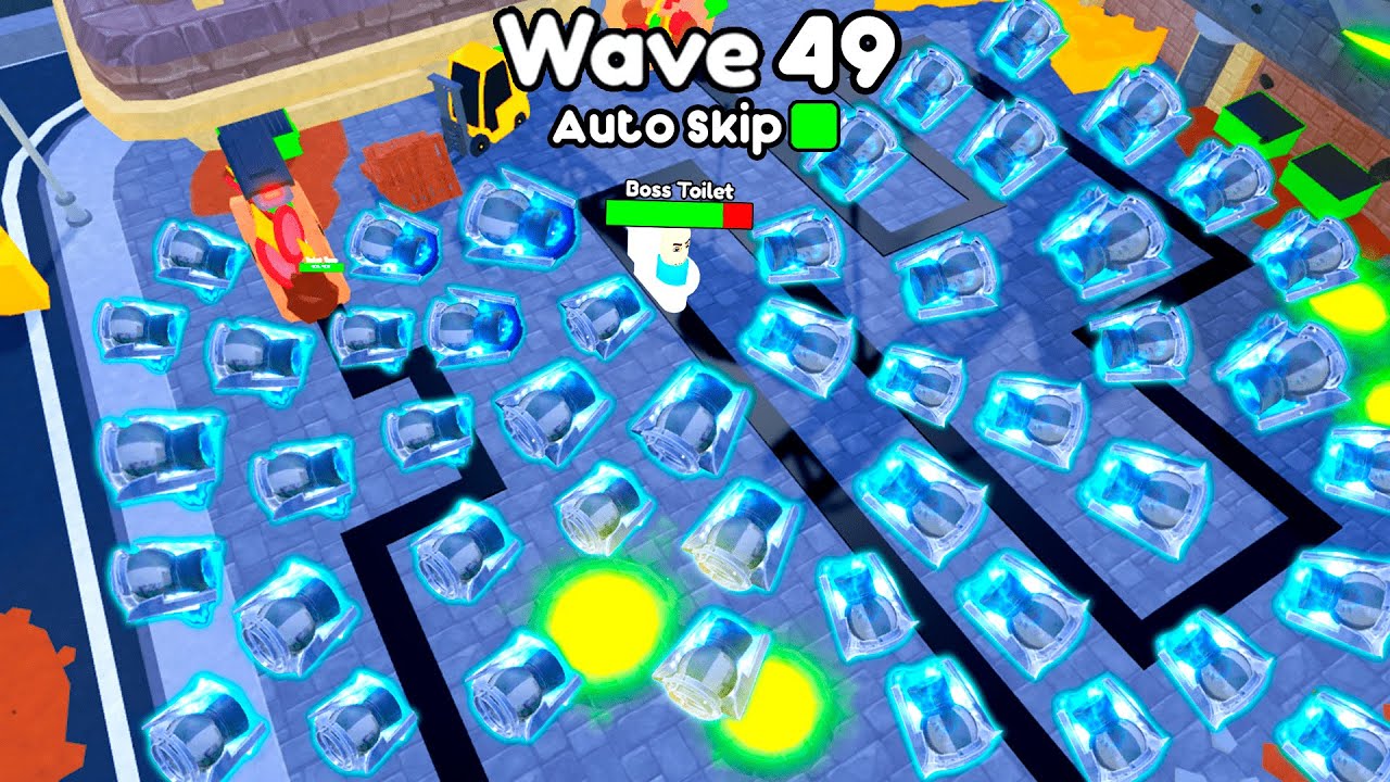 Using ONLY ORBITAL CAMERA In Toilet Tower Defense
