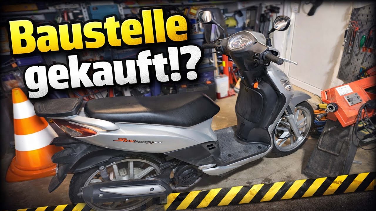 Baustelle gekauft !? | SYM Symphony 125 Roller