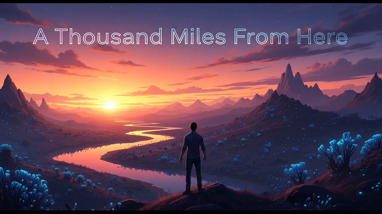 Lyric Video Best Original Song 💕 :  A Thousand Miles From Here  (Relaxing Cover Music ❤️💕❤️)