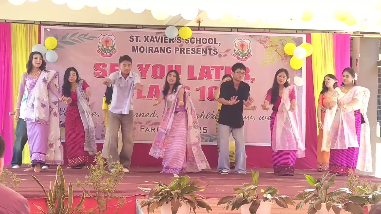 ##Farewell 2025 for  Class 10 students#@St.Xavier's School,Moirang#Performance for Class 9