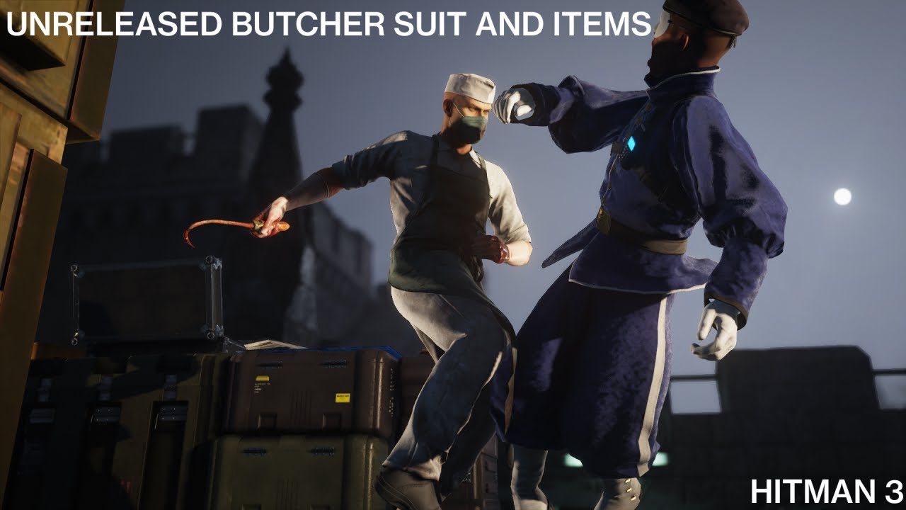 Hitman 3 | Unreleased Butcher Suit + Items