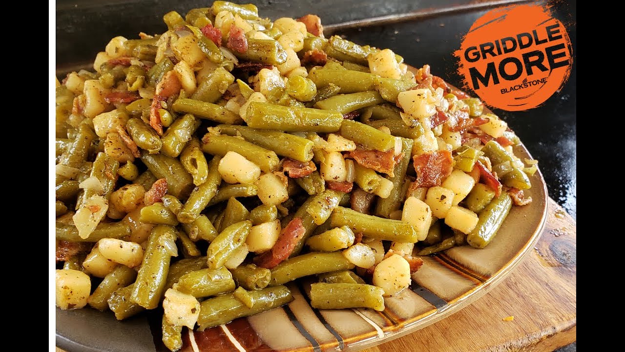 Green Beans on the Blackstone Griddle