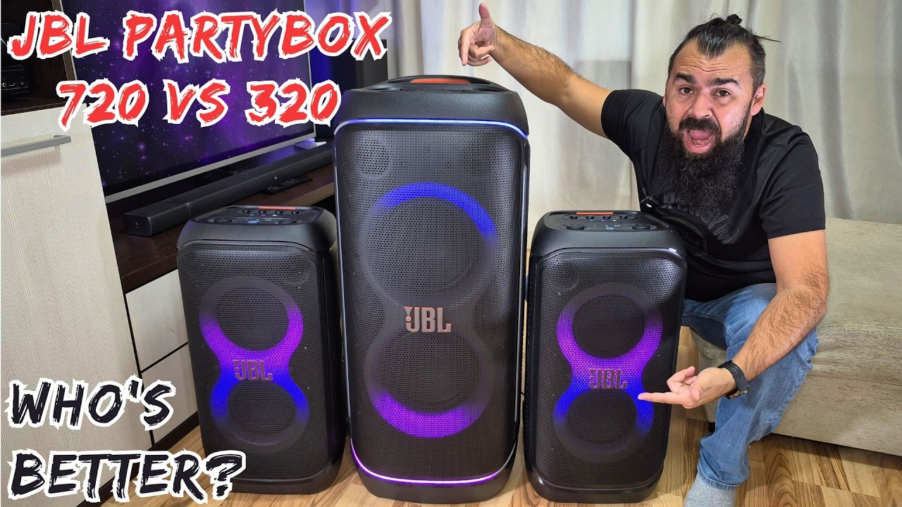 JBL Partybox 720 против JBL Partybox 320: кто лучше?
