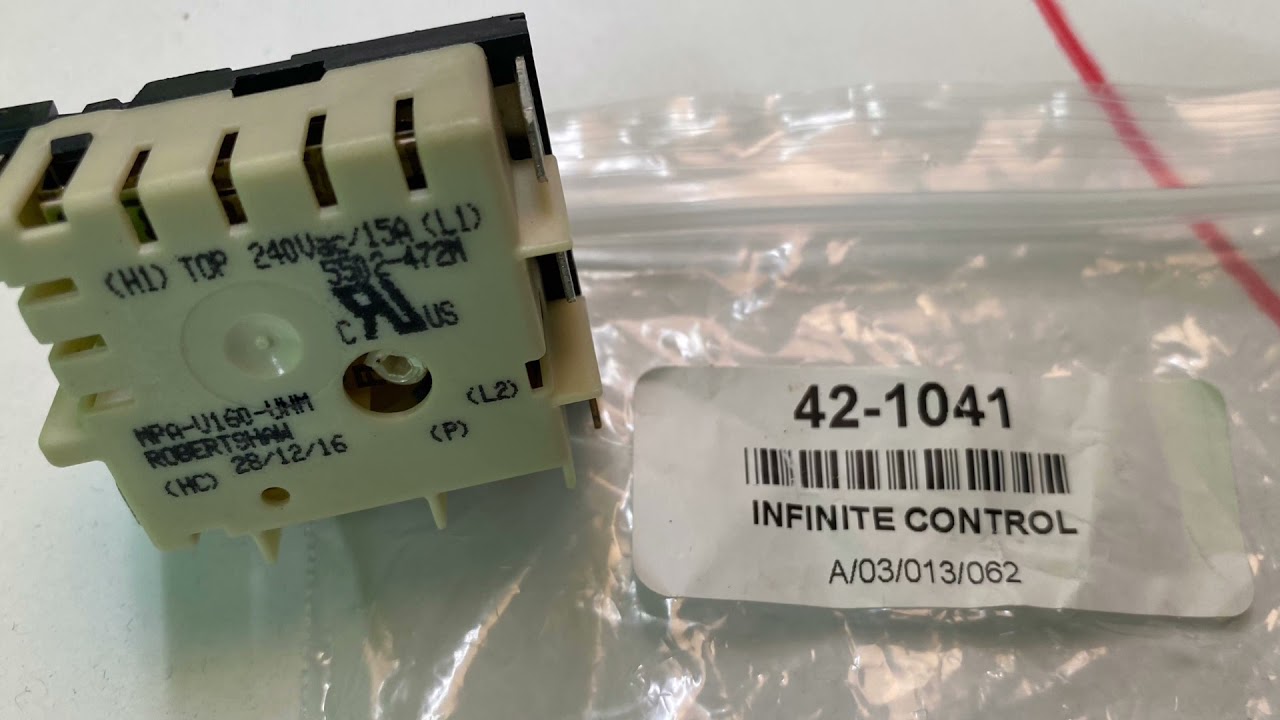 Conexión eléctrica de interruptor de control infinito