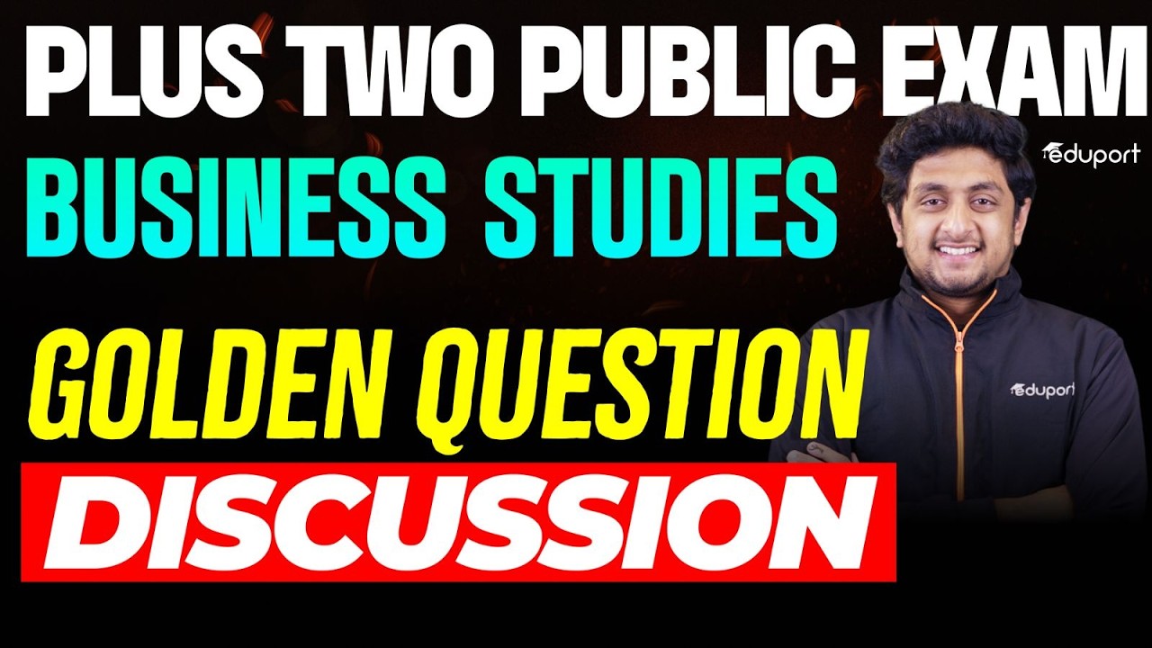 Plus Two Business studies | Golden questions | Eduport Plus Two