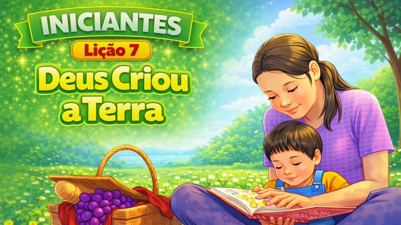 Lição 7 - Deus Criou a Terra | Classe dos Iniciantes | 1º Trimestre - Ano A