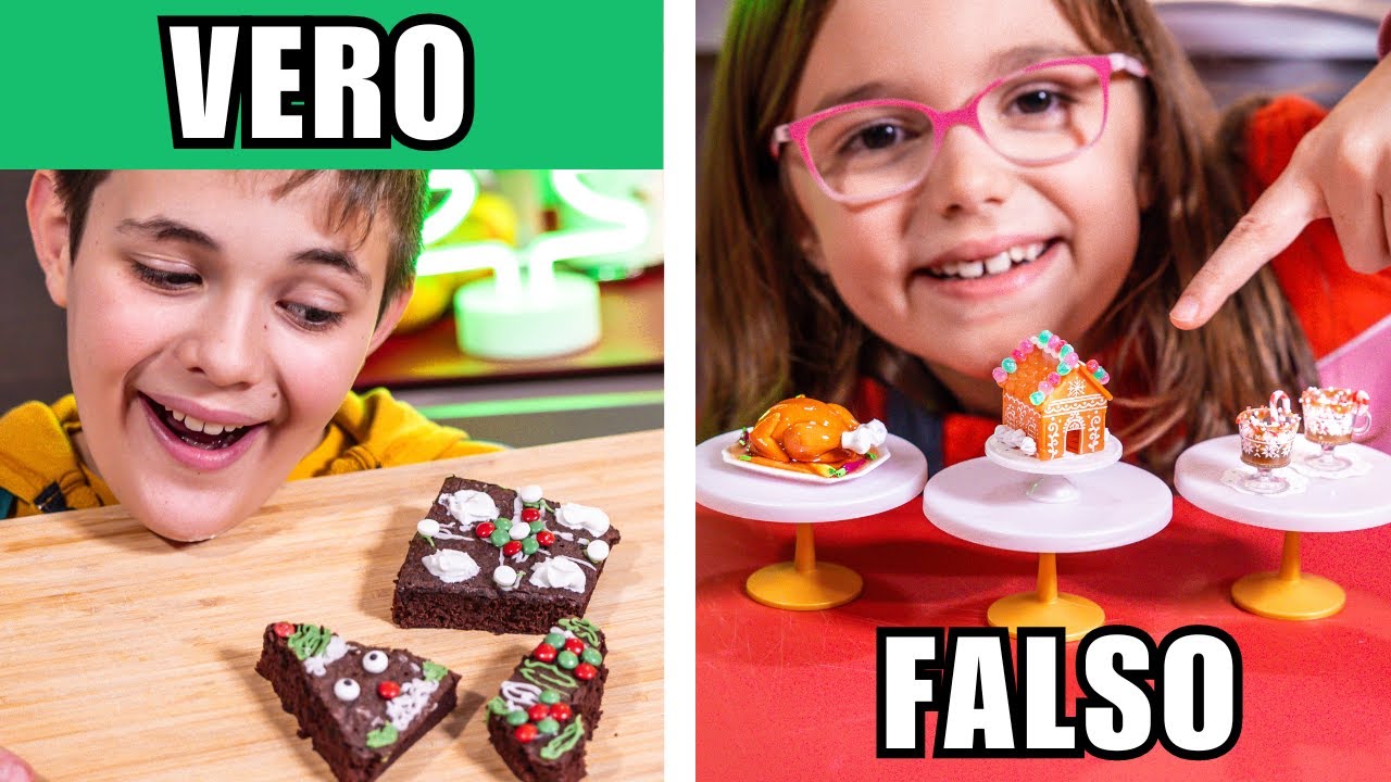 RICETTE DI NATALE FINTE CONTRO RICETTE VERE: Cuciniamo in Famiglia