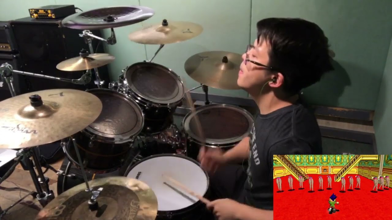 Goe Goe Spark (Musical Castle Last Half) from 'Mystical Ninja Starring Goemon' (Drums Cover)