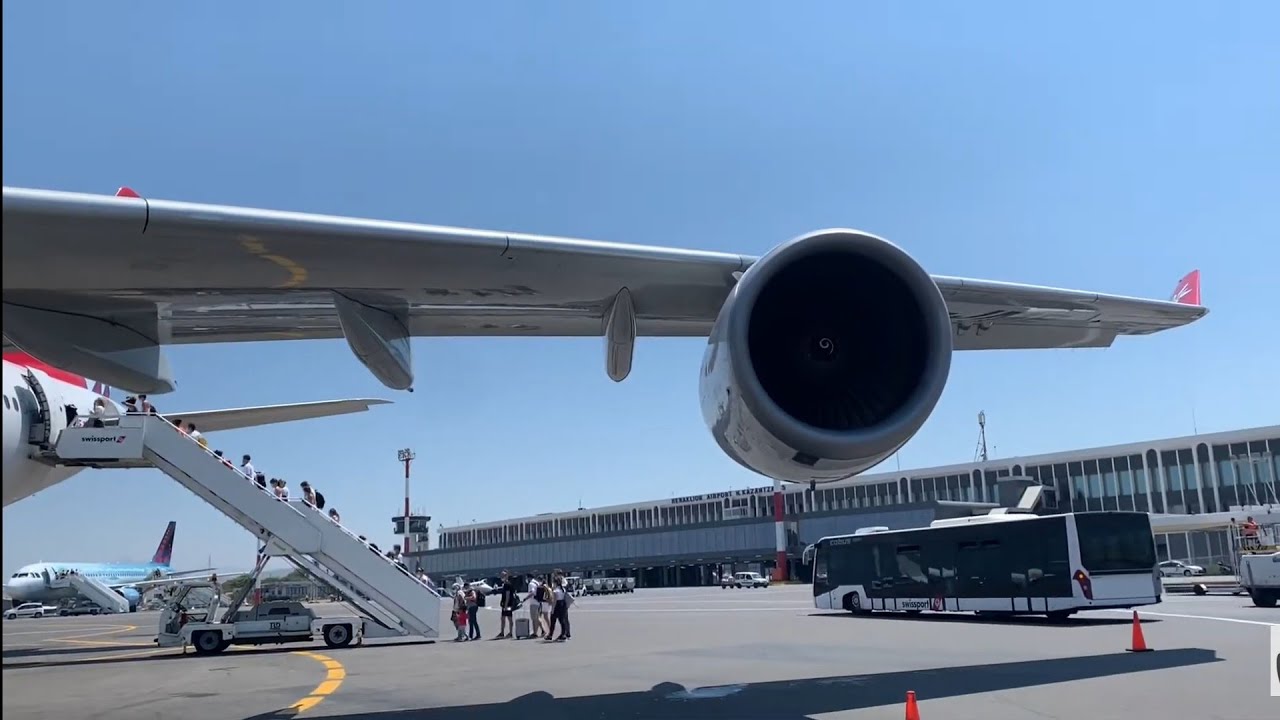 Edelweiss Air Business Class | Airbus A340-300 | Flight WK349 Heraklion - Zurich
