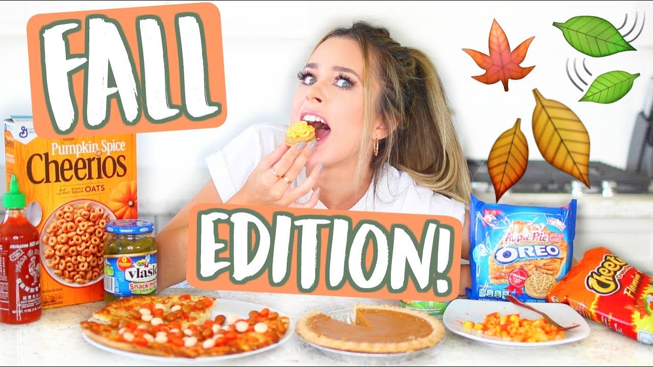 WEIRD FOOD COMBINATIONS! FALL EDITION!