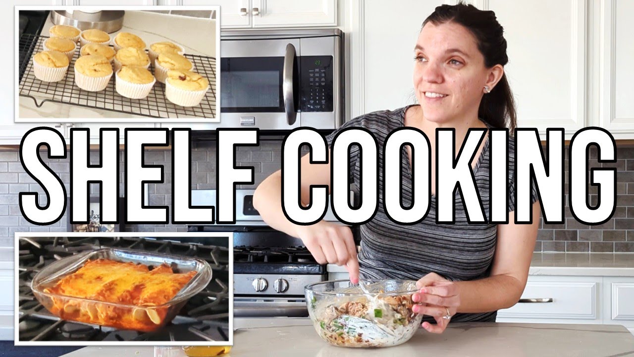 Cook With  Me - Use Up Items Around the House - Shelf Cooking