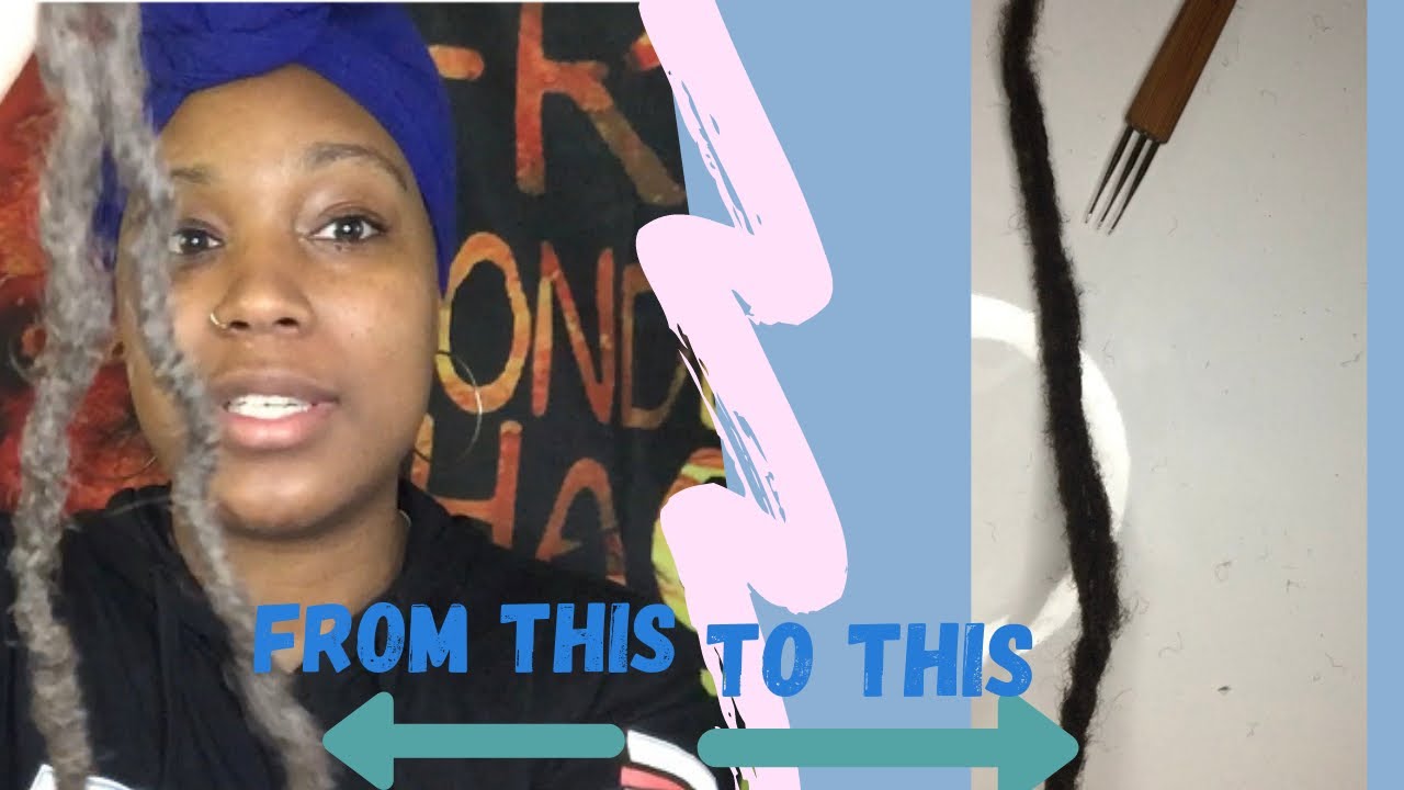 How To Combine Locs Using A Crochet needle