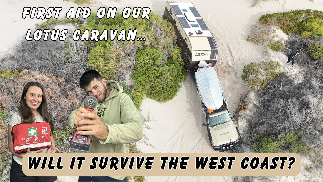 Urgent Repairs on Our Lotus Caravan… Will It Survive the West Coast? | The Lap of a Lifetime, Ep 7