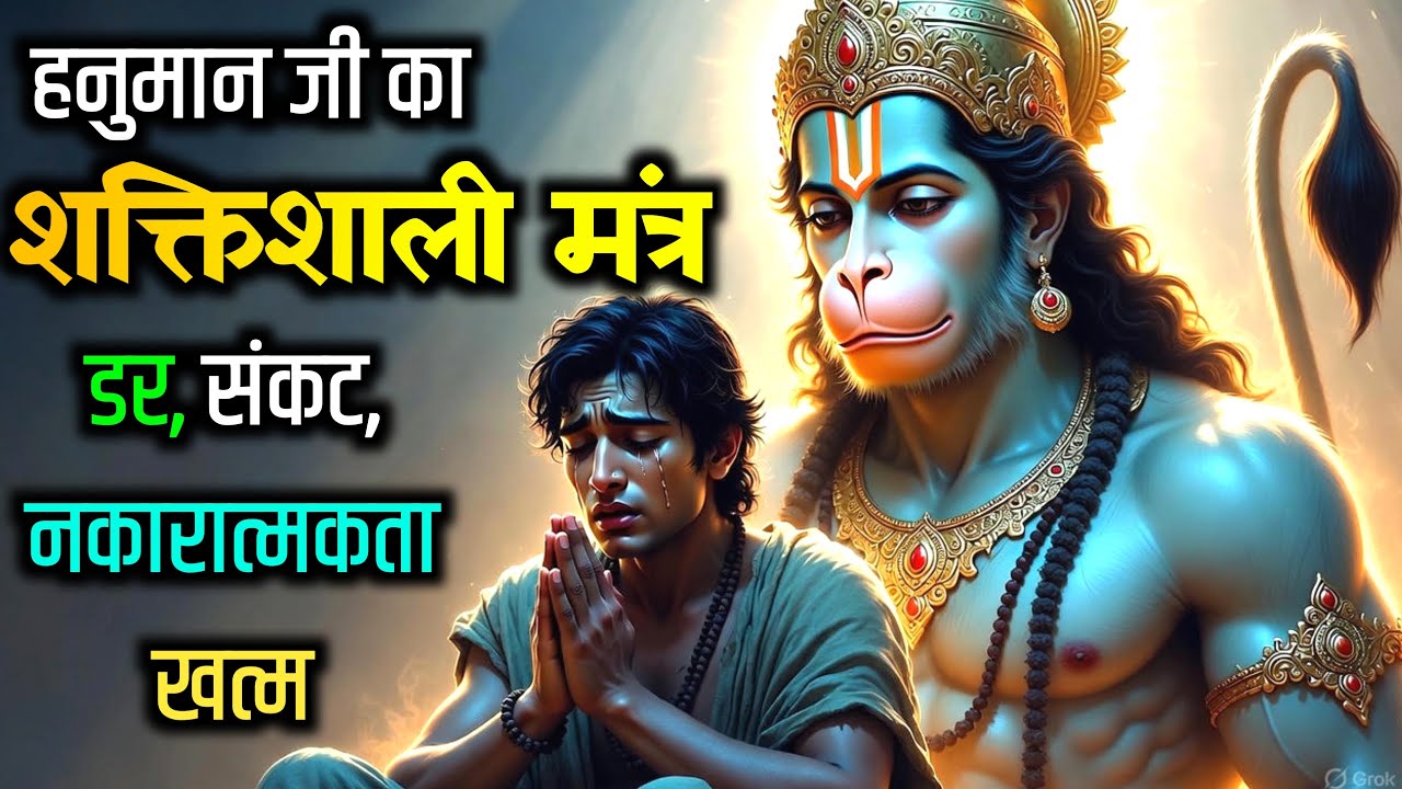 यह हनुमान मंत्र जीवन की हर परेशानी दूर कर देता है | Om Namo Bhagwate Hanumate Namah 