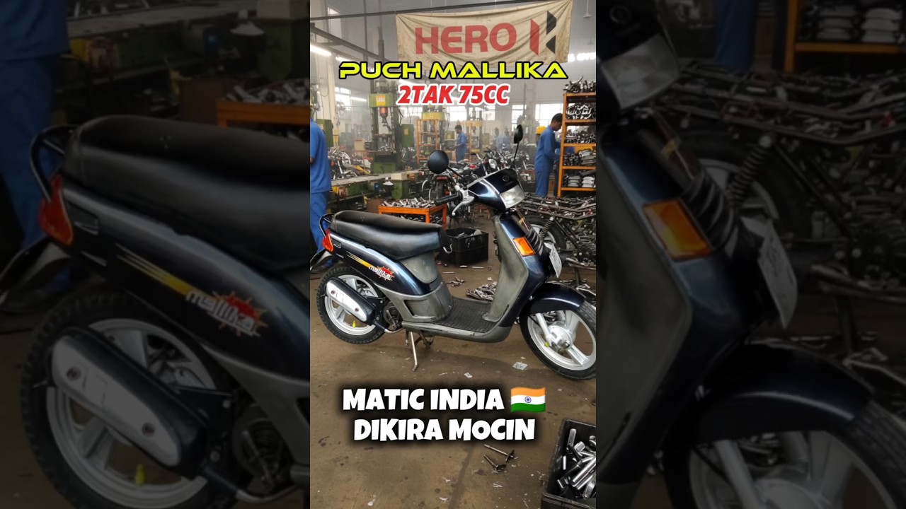 Hero Puch Mallika - Matic India yang dikira Mocin 