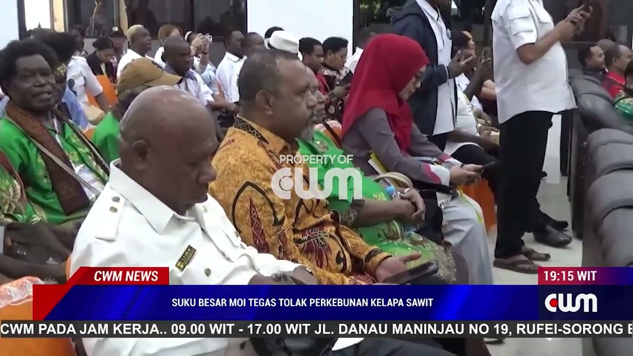 SUKU BESAR MOI TEGAS TOLAK PERKEBUNAN KELAPA SAWIT