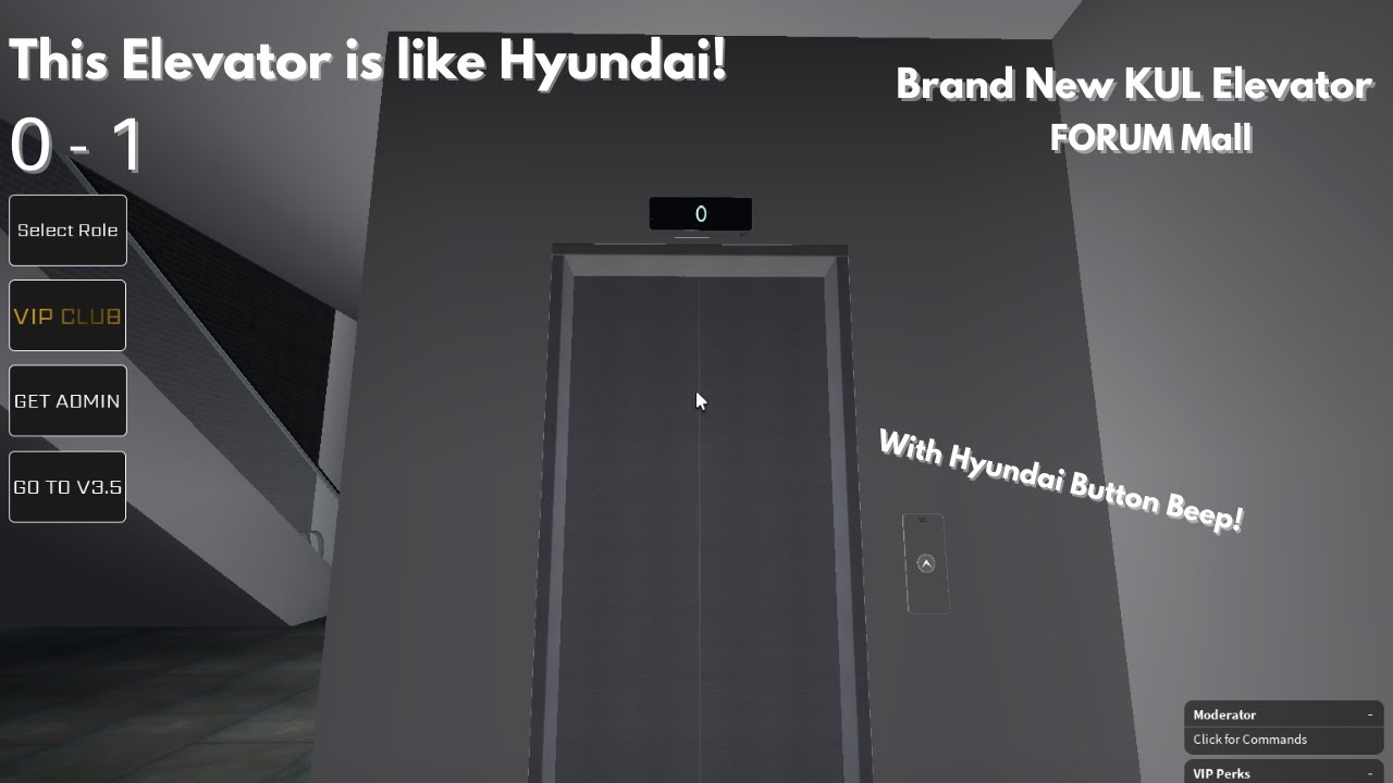 Brand New KUL Traction Elevator, @FORUM Mall, Roblox