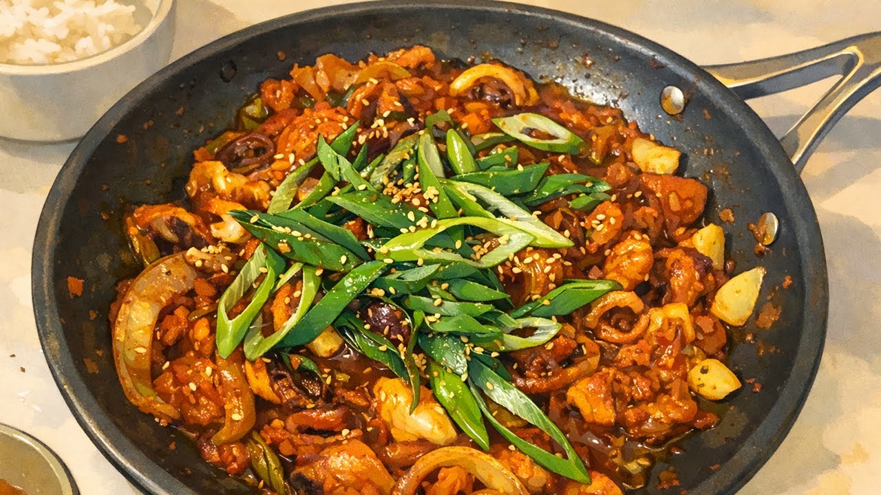 K커플의 밥상. 우린 매운 걸 즐겨먹지🌶️🔥