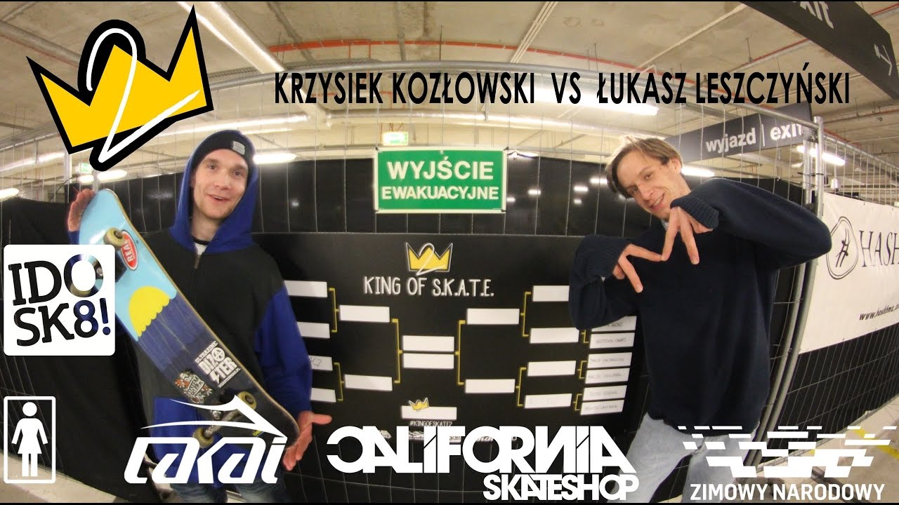Łukasz Leszczyński vs Krzysiek Kozłowski KING OF S.K.A.T.E.