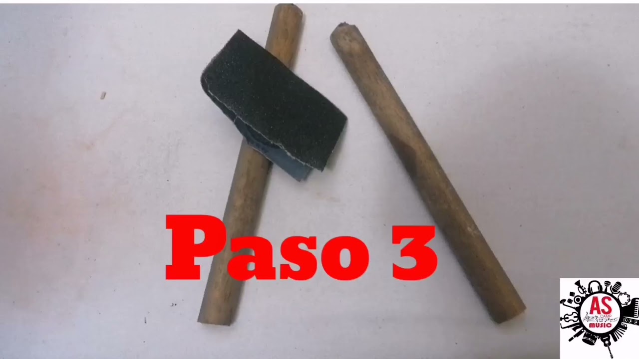 COMO HACER UNA CLAVES DE MADERA