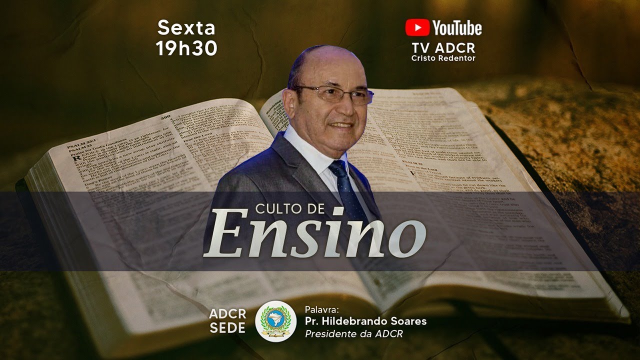 Culto ao vivo: Culto de ensino - 26/03/2021