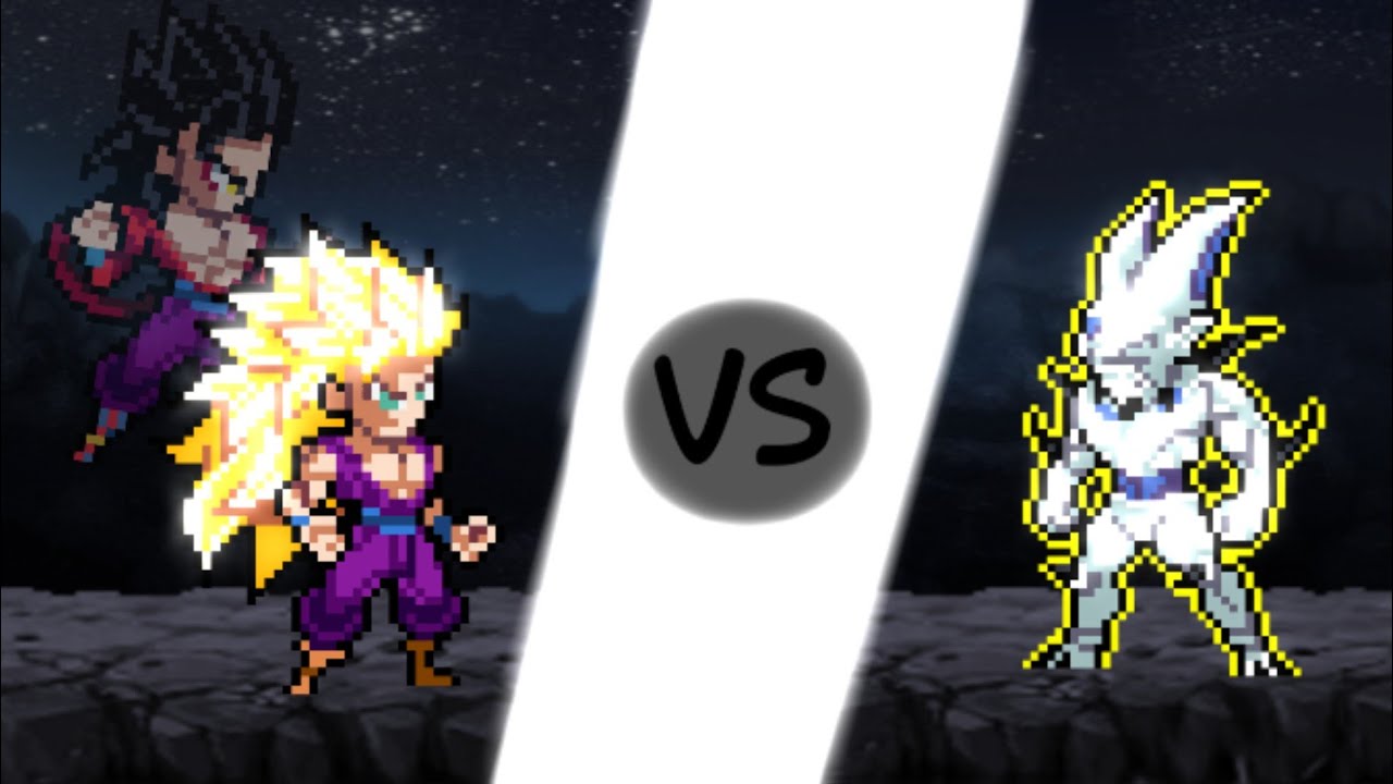 GOHAN AF VS OMIGA SHINRON (SPRITE ANIMATION)