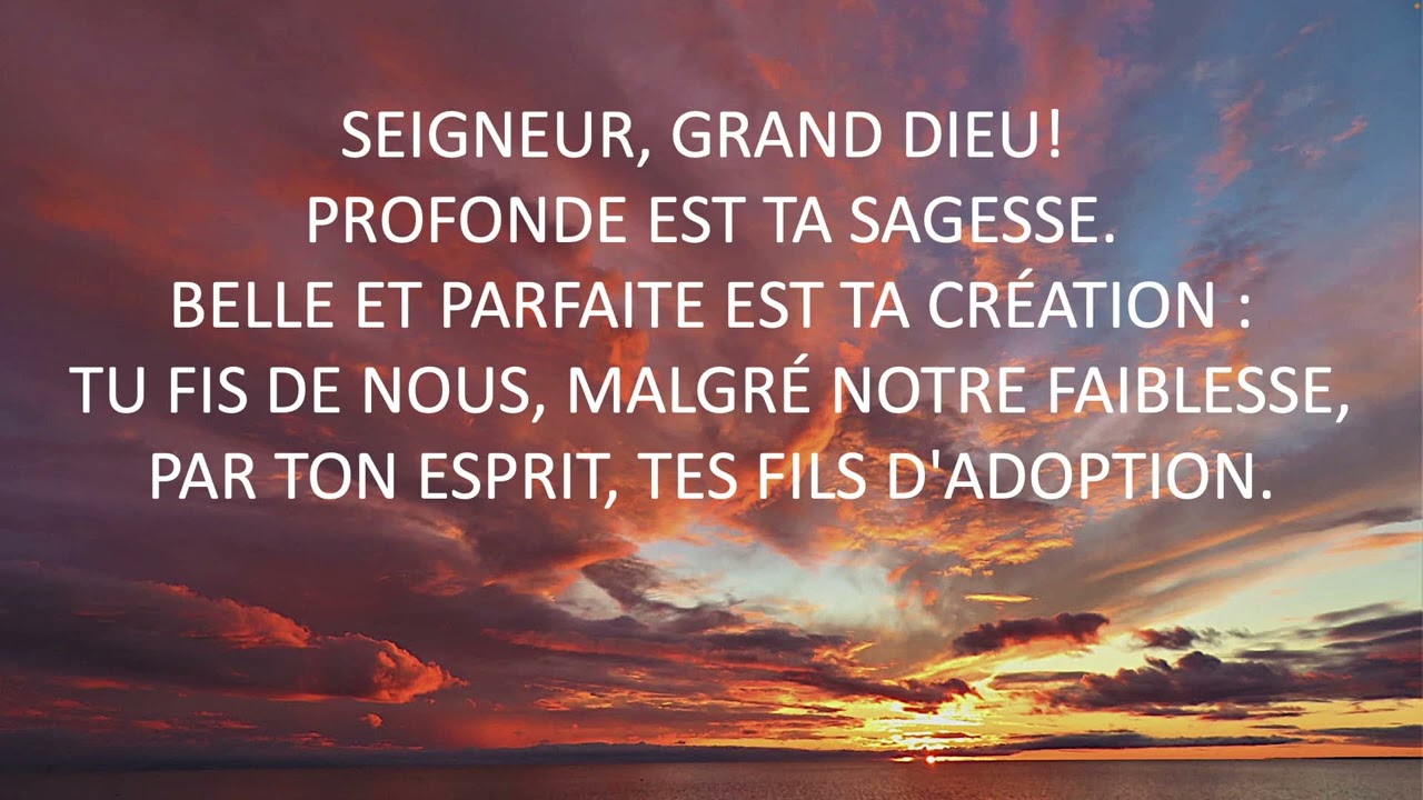 Seigneur, Grand Dieu - Jacques Boudreau