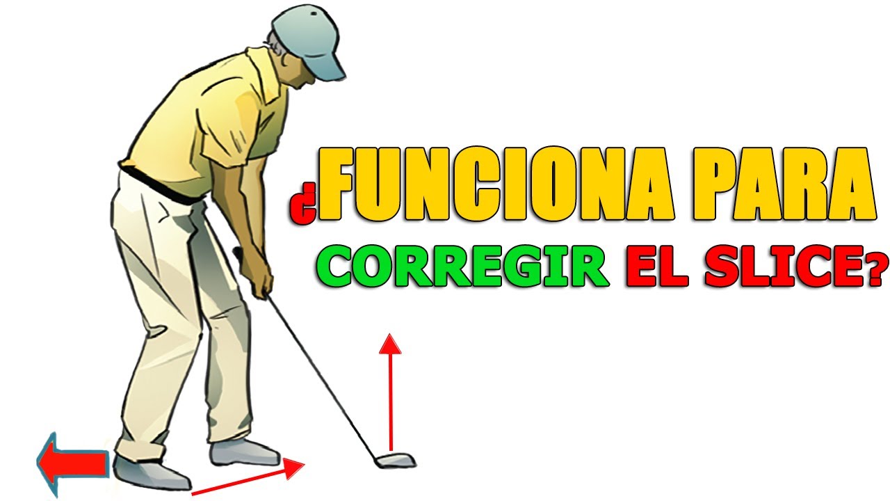 Corregir el SLICE en golf retrasando el pie derecho