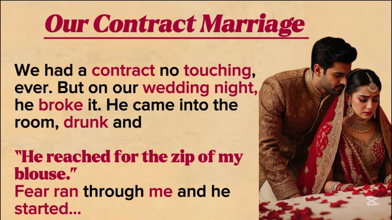 Our Contract Marriage | Learn English with story level 1lShorty story in English |Improve English