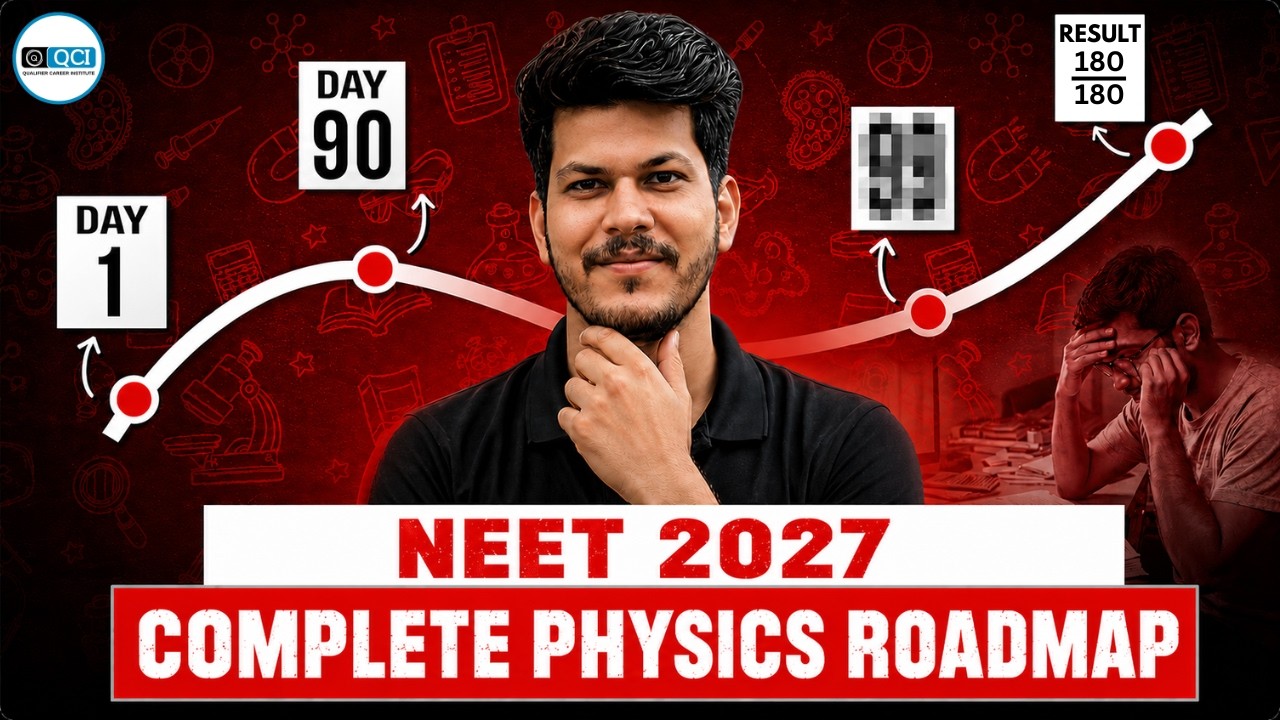 NEET 2027 Physics Roadmap:  Plan for 180 Marks | Complete 1-Year Planner | Arabh Sir
