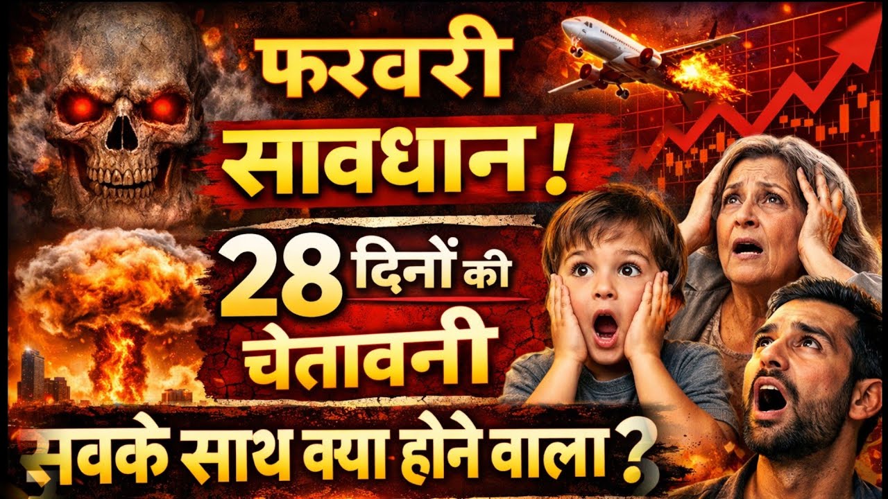February 28 दिनों की चेतावनी। सबके साथ क्या होने वाला है। Bhavishya Malika 2026। WhatsApp-9634566899