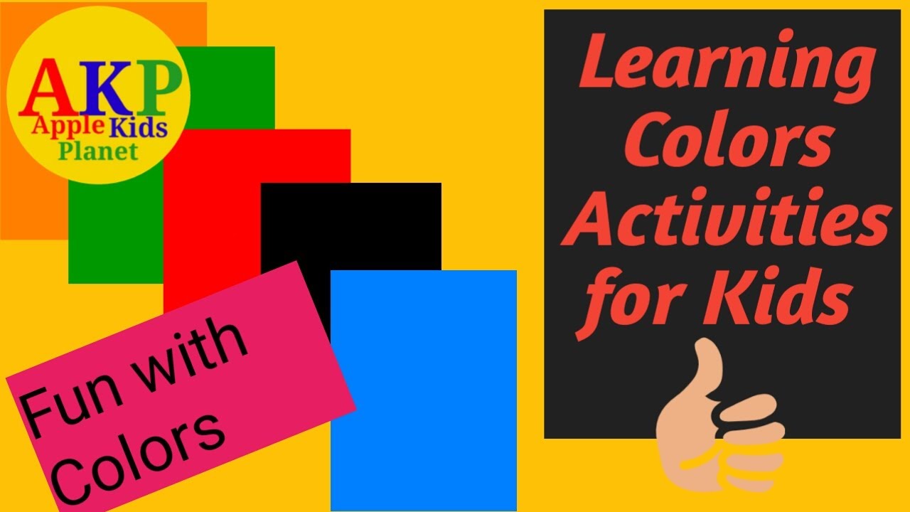 Learning colors activities for kids / Activity game ideas for teaching colors Nursery /LKG / UKG