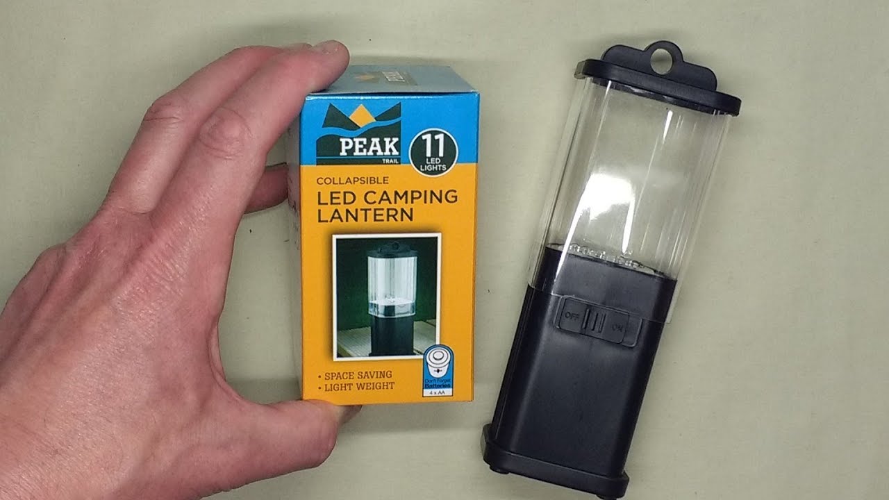 Inside the Poundland camping light.  (It's good.)